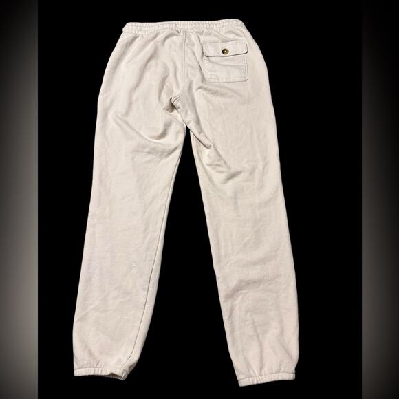 American Eagle Cream Lightweight Joggers size XS Lounge Pants Drawstring Waist - Picture 2 of 6
